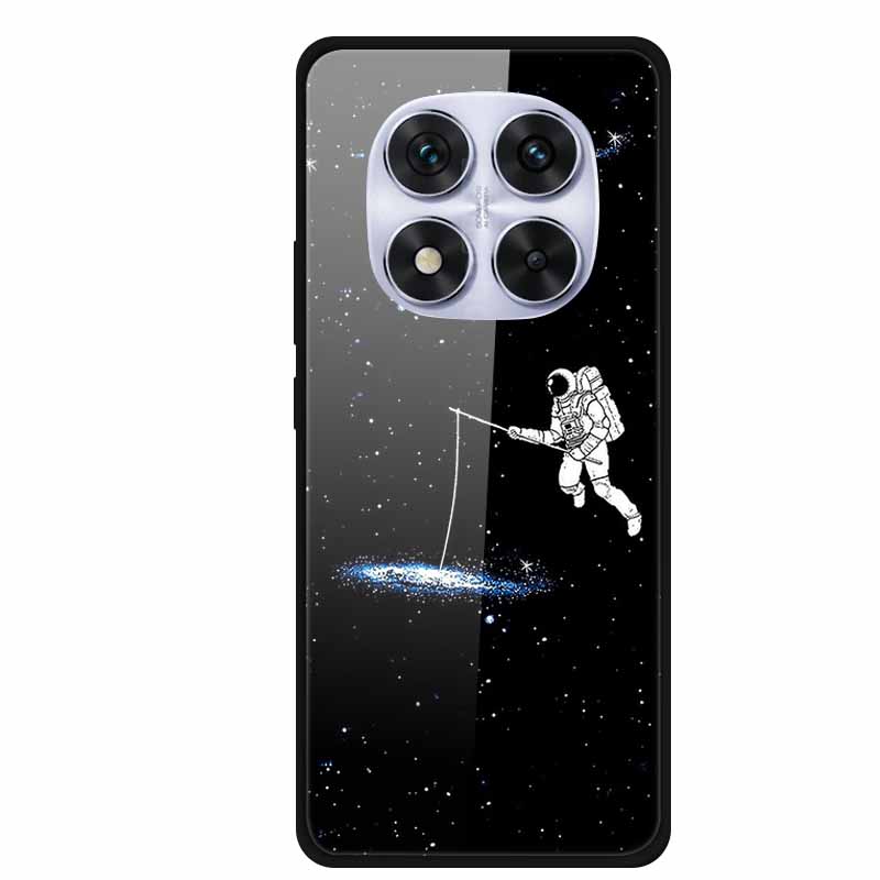 Жесткий чехол-книжка для Xiaomi Redmi Note 14 Pro 5G, чехол с мягким бампером, чехол из закаленного стекла для Redmi Note 14 Pro 4G, чехол Note14 Pro