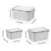 3 In 1 Fruit Storage Containers For Fridges Space-Saving Health Meal Preps Routine