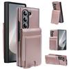 Galaxy F6 New Mobile Phone Case Leather Case Suitable for Samsung Z Fold 7 Bracket Insert Card Phone Case Tempered Film