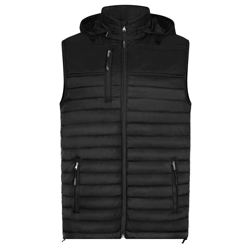 HRM Mens Performance Hooded Gilet