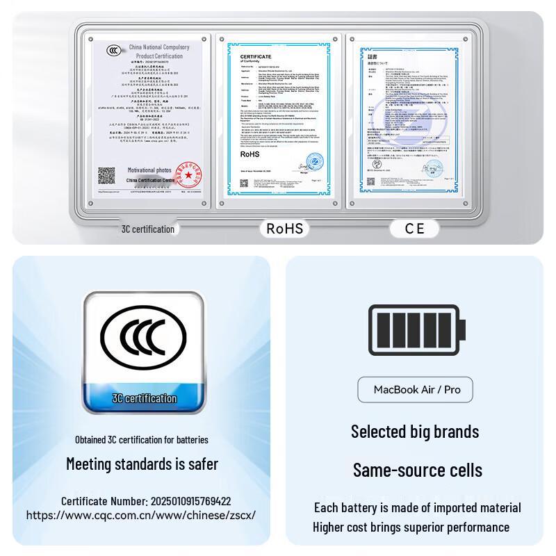 llano Graphene Laptop Battery for Apple MacBook Pro A1990/A1953