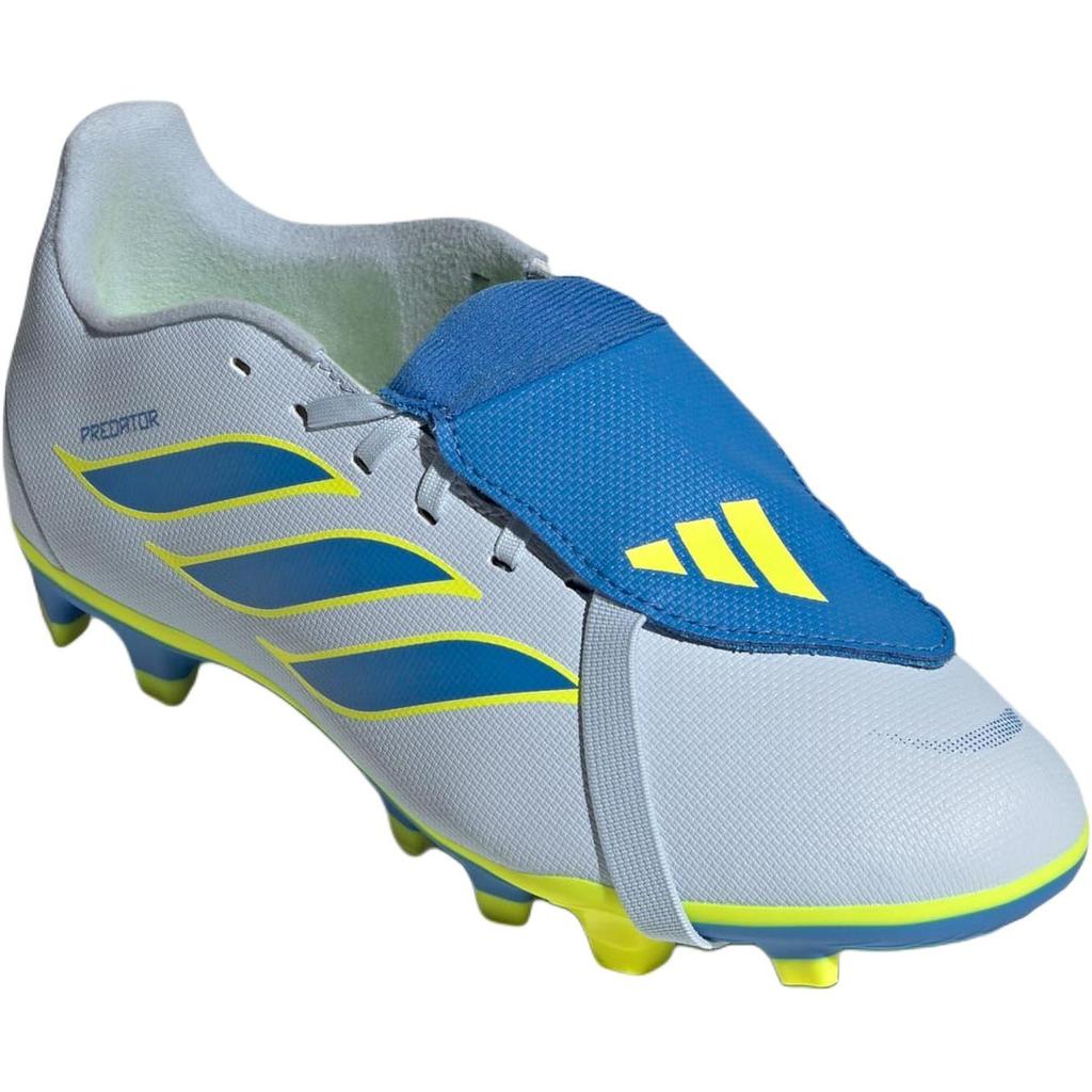 adidas Predator Club Стиль с язычком FG/MG Удобная Легкая Поддержка Низкие Футбольные Бутсы Детские Футбольные Бутсы Небесно-Голубые KI8897