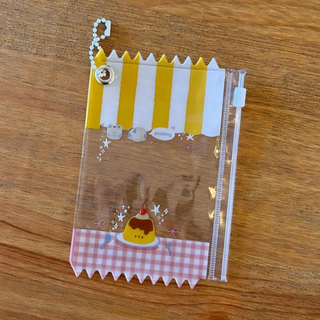 Kawaii Candy Bag PVC Photocard Frame Cute Strawberry Card Holder with Chain 3 Inch Kpop Photocard Display for Girls Wholesales