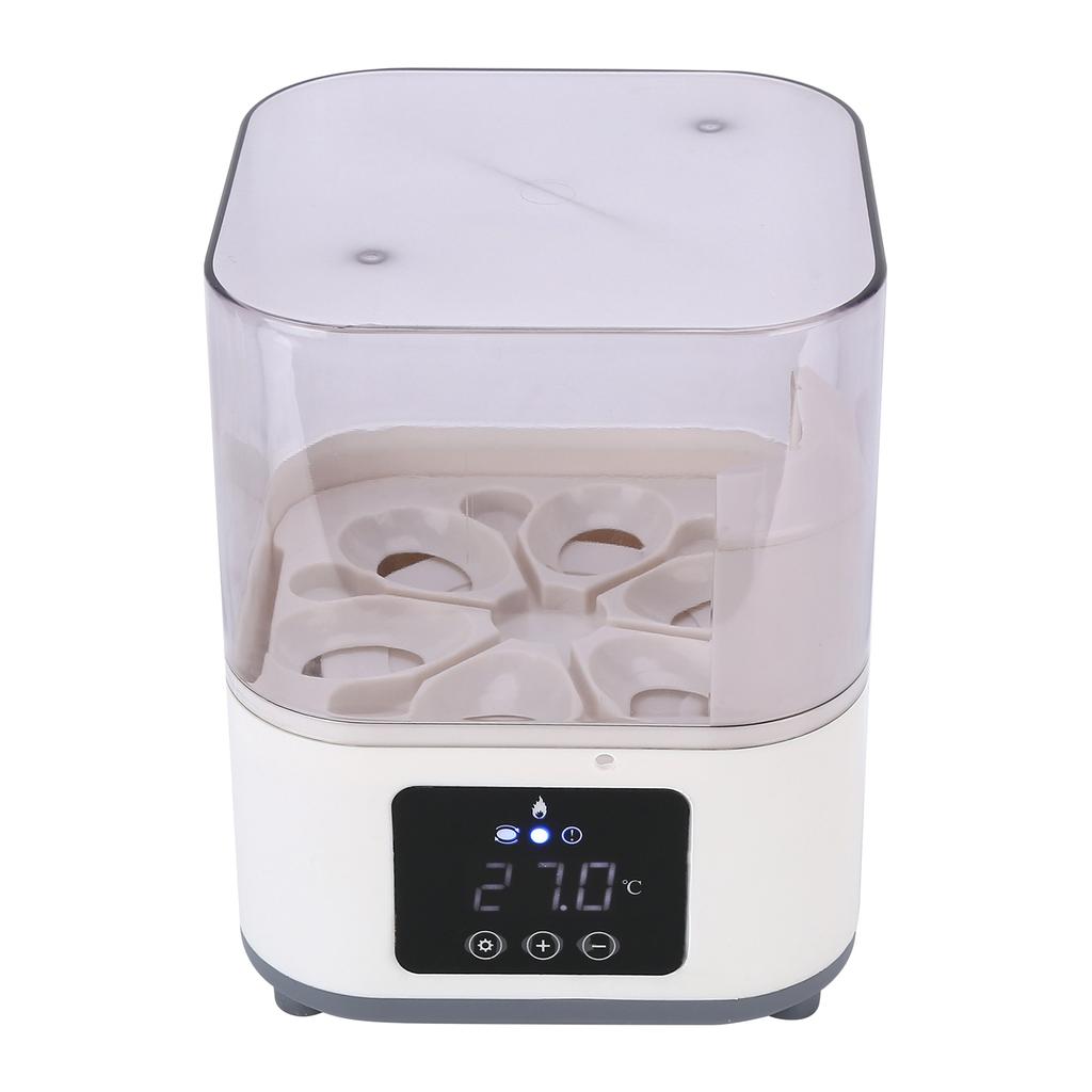 Инкубатор на 6 яиц, полностью автоматический инкубатор для птицы с контролем температуры для фермы