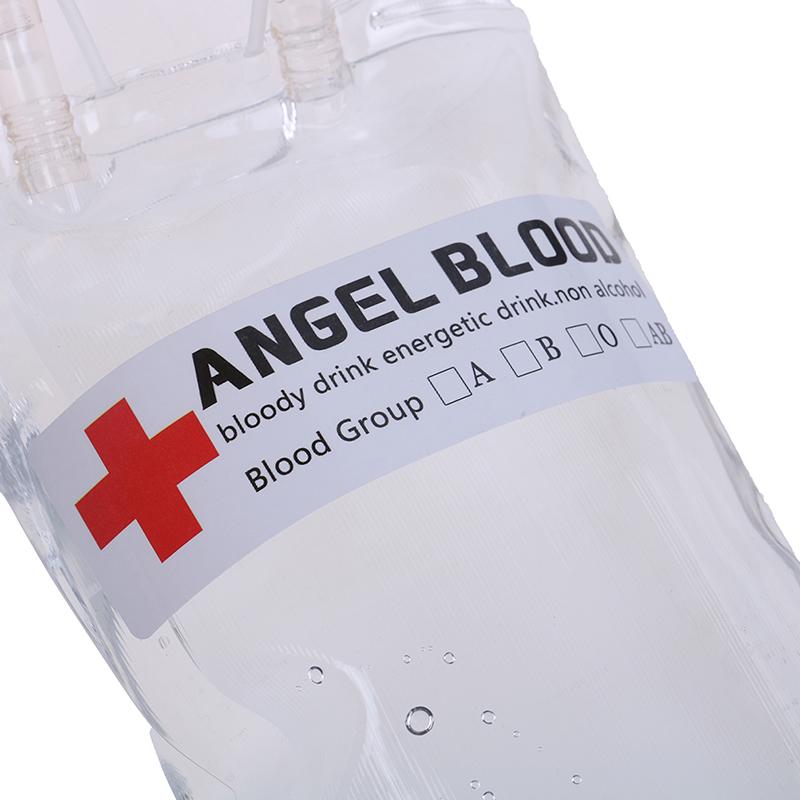 500 мл многоразовый мешок для крови для напитков на Хэллоуин, длинный мешок для наполнения трубок