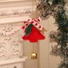 025 Christmas Bell Pendant Christmas Tree Decor Mini Handwoven Pendant