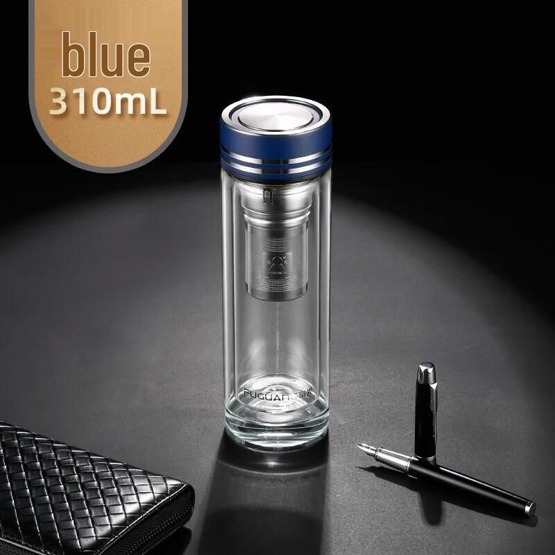 Fuguang G2035 Double Wall Glass Tea Infuser Bottle