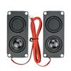 2Pcs 40mm Audio Cavity Speaker  for LED TV Monitor Portable Audio Equipment