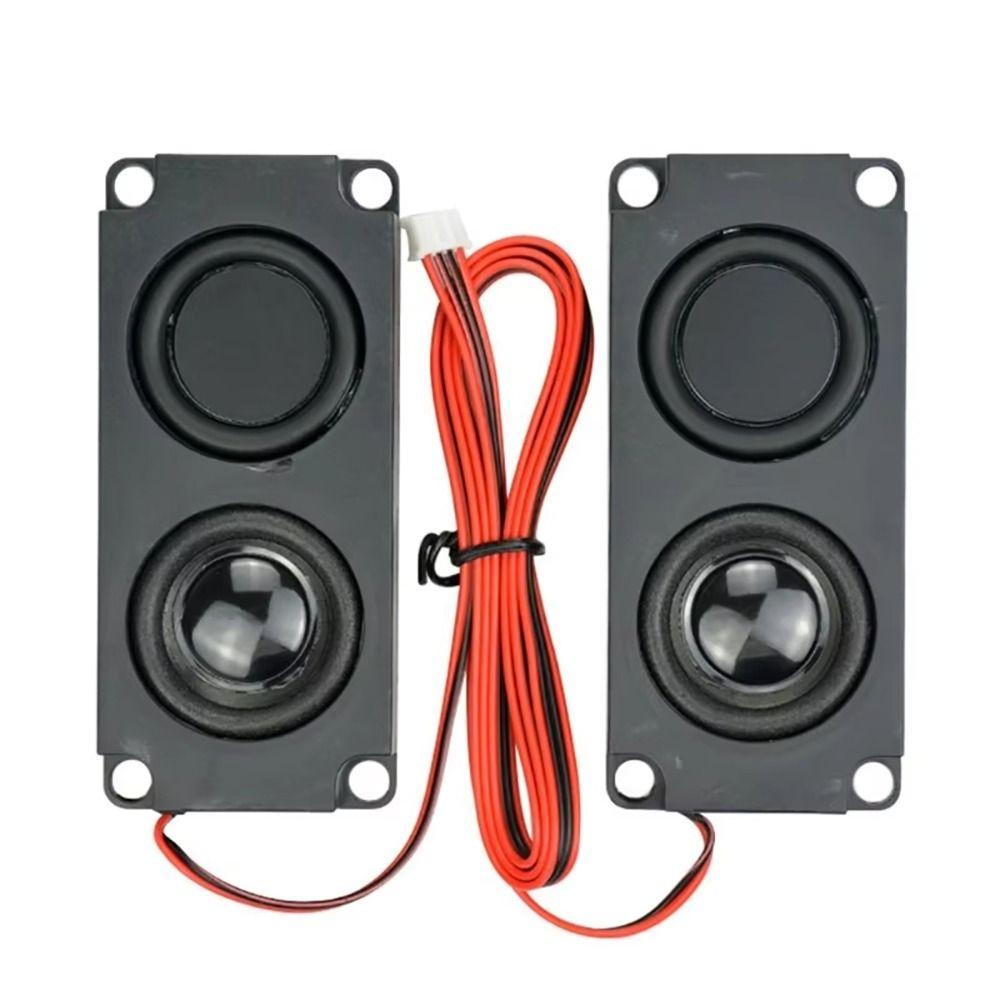 2Pcs 40mm Audio Cavity Speaker for LED TV Monitor Portable Audio Equipment