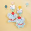 Cartoon Elephant Plush Toy Keyring With Soft Cotton Filling For Kids And Teens