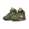 Детские кроссовки Air Jordan 5 Retro PS Olive 2024 Green Army-Oliv Solar-Orange 440889-308