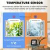 3 In 1 IR Remote Control with Smart Temperature Humidity Monitor LCD Screen WiFi BT Dual Mode