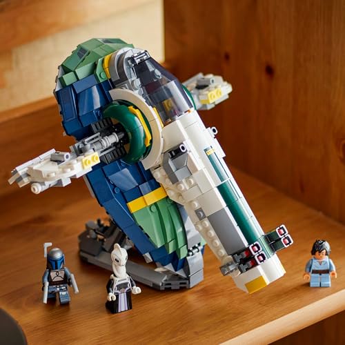 Игрушка LEGO Star Wars Космический корабль Джанго Фетта, Подарок на день рождения, Конструктор, для мальчиков и девочек, Возраст 9, 10 и 11 лет, Ученики начальной школы, Космос Б