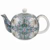 [A3333] - Blue 'William Morris Collection' Porcelain Teapot (Pimpernel) - Diameter 13 Cm