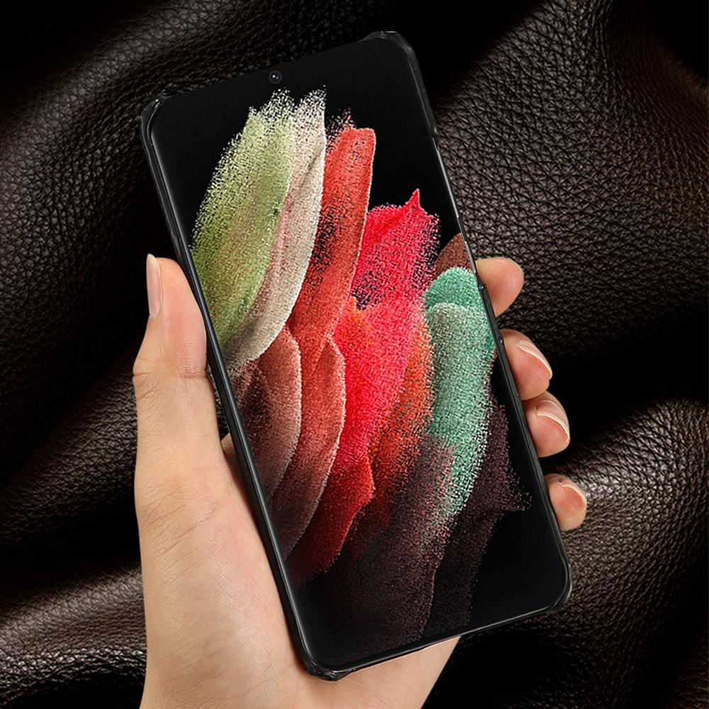 100% подлинный чехол из страусиной кожи для Samsung Galaxy S21 S22 S23 S24 Ultra S24Plus S23Plus A55 5G