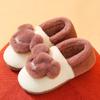 Men's and Women's New Slippers Winter Bag with Cotton Slippers Thick-soled Plush Indoor Warm Couple Shoes