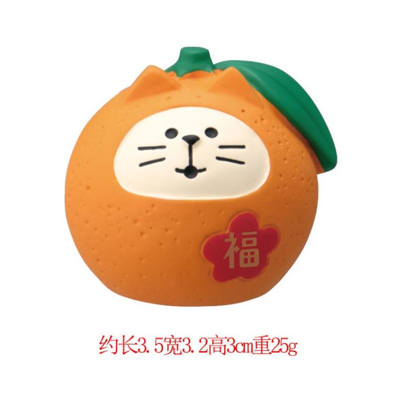 ZAKKA Продукты Японский Кот Оранжевый INS Креативный Модный Игровой Миниатюрные Подарки Смола DIY Домашний Декор, Поделки Украшения