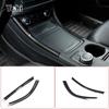 Для Mercedes Benz A/GLA/CLA Class W176 A180 2012-2018 углеродное волокно хромированная декоративная полоска для центральной консоли, автомобильные аксессуары