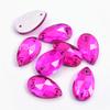 Розово-красный B Стекло Пришивной Страз, Плоское Дно Капля Воды Спутник Специальной Формы Плоская Пряжка Сделай Сам Аксессуары для Одежды Страз Наклейка Страз