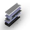 SSD 2280 мм PCIE NVMe с термосиликоновой прокладкой для M.2 двустороннего радиатора, M.2 PC/PS5 (Серебряный)
