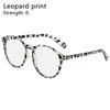 Новые унисекс очки с круглыми оправами с леопардовым принтом, защищающие от синего света и излучения, очки для близорукости, оптические очки -1.0~-4.0