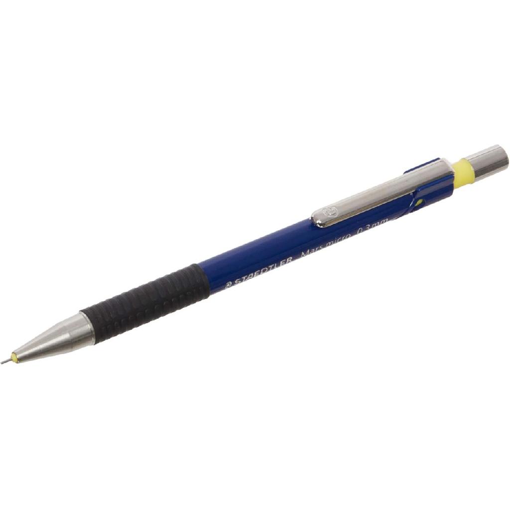 STAEDTLER Mars Micro Precision Retractable Mechanical Pencil for Writing, Drawing, Engineering Drafting, 0.3mm Lead, 775 03
