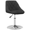 VidaXL Chaises pivotantes de salle à manger 4 pcs Noir Velours 3088755