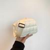 Macaron Small Backpack Women's Summer New Simple Bubble Cloud Fanny Pack Fashionable Checkered Breast Bag