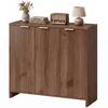 Sideboard Cabinet Modern Storage Cabinet With 3 Doors And Adjustable Shelves For Living Room Dining Room Brown