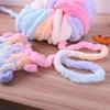 Толстая пряжа из микрофибры (chenille) для пледов, супермягкая и пушистая, гигантская полиэстеровая пряжа в стиле chenille для проектов домашнего декора