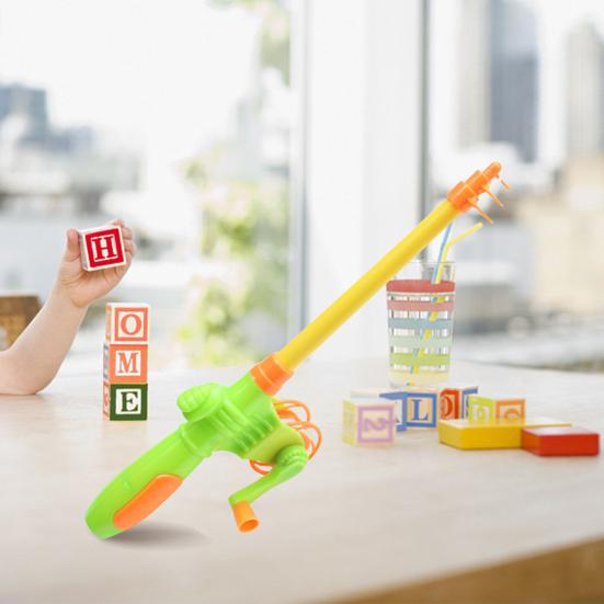 7 Pcs Fishing Game Toy Magnetic Simulation Plastic Colorful Fish Models for Children