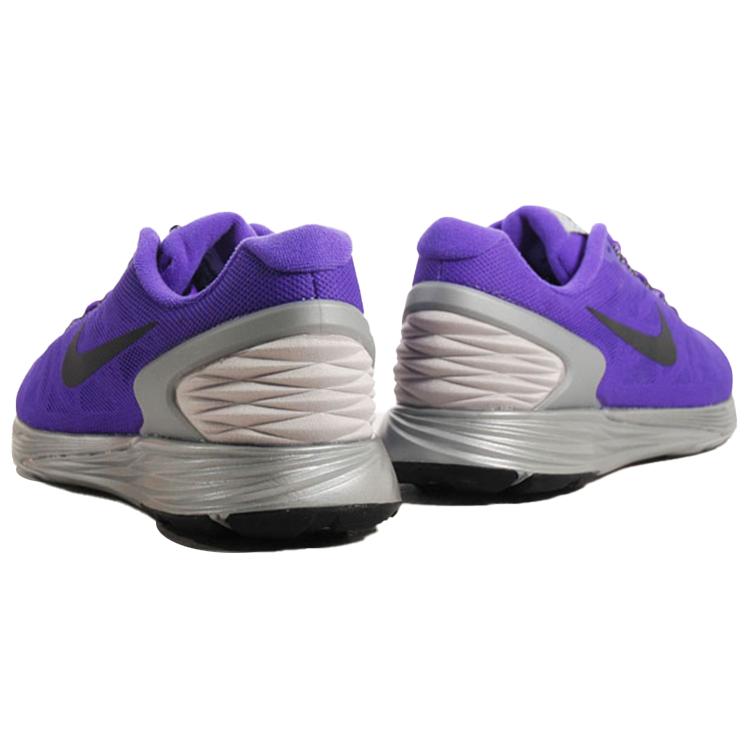 Nike Мужские кроссовки для бега Lunarglide 6 Низкие Фиолетовый/Серебристый 683652-500