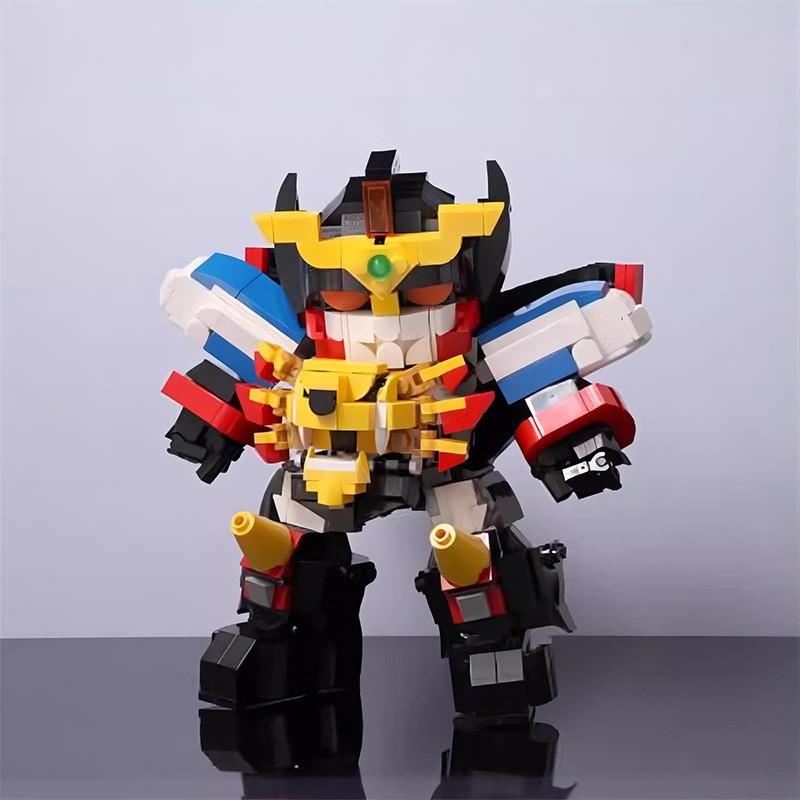 Строительный блок M Совместим с Lego ТВ-аниме «Король Храбрых» Гаогайгар Креативная сборка Sd Модель меха