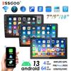 ESSGOO 7"/9"/10“ 2 DIN Android 13 4+64G автомобильная стереосистема Carplay Android Auto GPS навигация Bluetooth FM RDS радио WIFI сенсорный экран