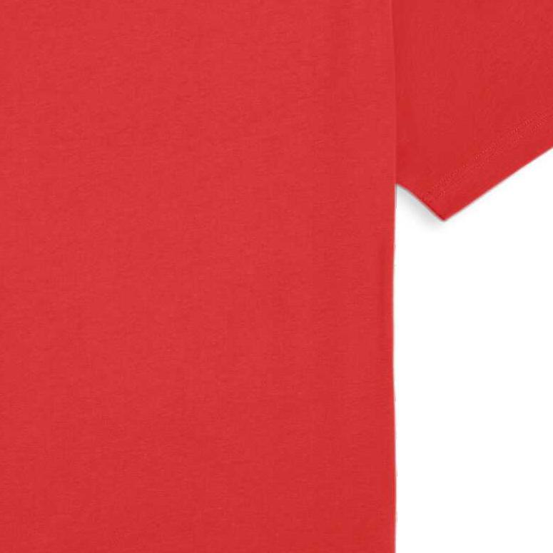 Puma Удобная мягкая дышащая универсальная простая футболка с коротким рукавом для мужчин, красные 688949-15