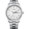 Мужские кварцевые часы Eco-Drive BM8550-81A Серебристый браслет
