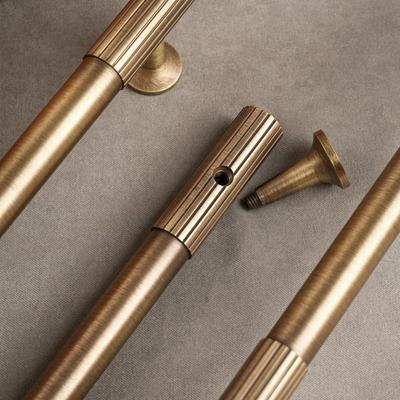 Бронзовые ручки для шкафов, ручки для гардероба, антикварные латунные ручки с насечкой, ручки для дверей, Т-образные ручки для мебели