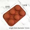DIY 3D Шар Круглый Полусфера Силиконовые Формы для Выпечки Пудинг Мусс Шоколадный Торт Украшения Формы Кухонные Принадлежности Инструменты