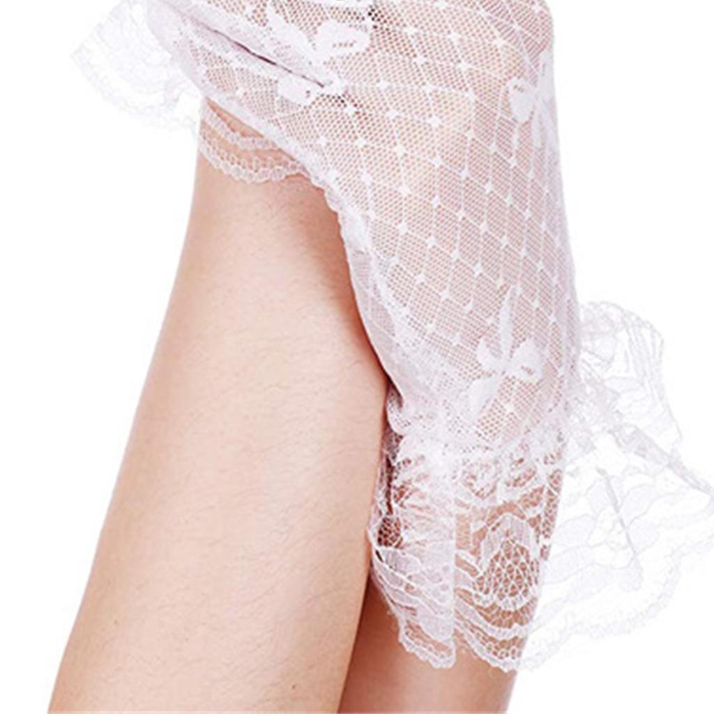 Женские короткие кружевные перчатки с оборками на манжетах для чаепития, оперы и свадебных мероприятий