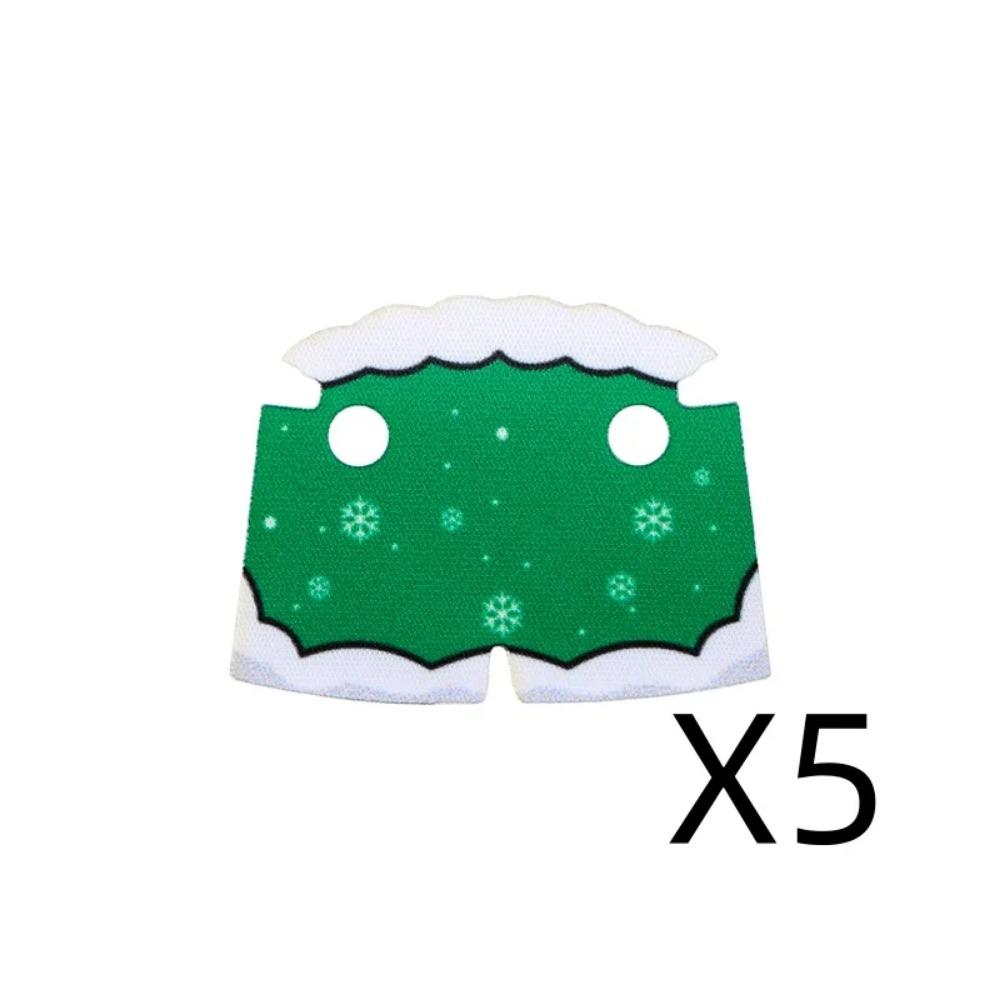 MOC City Christmas Building Blocks Figure Elk Sleigh Tree Garland Cape Coat Fireplace Candy Cane Snack Stand DIY Gift Toys K032