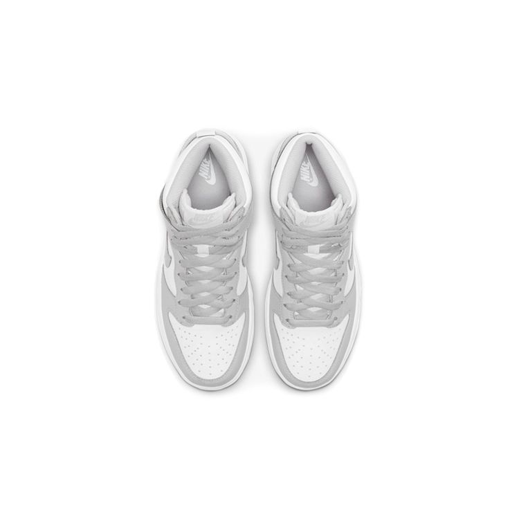 Nike Детские кроссовки Dunk High GS Vast Grey белые DB2179-101