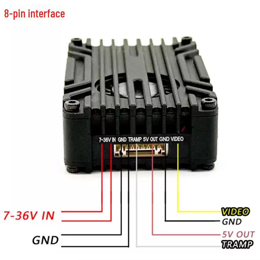 Видеопередатчик FPV 4.9G/5.8G/6G 10 Вт 80 каналов VTX