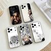 Чехол для телефона T-Toga himiko Для iPhone 17, 16, 15, 14, 13, 12, 11 X XR Plus, Другие Мягкий Черный Чехол