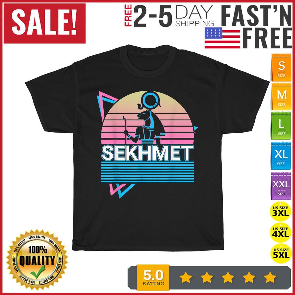 Sekhmet Egyptian Goddess Ancient Egypt Vintage T Shirt Mens Womens Tees Top Men Women Fashion NEW