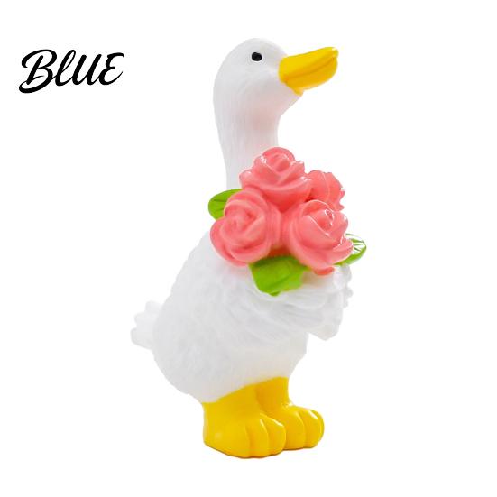 Creative Car Console Decorations Mini Garden Duck Figurine, Cute Farm Dolls, Small Desktop Ornaments Dashboard Figurines, Micro Landscape for
