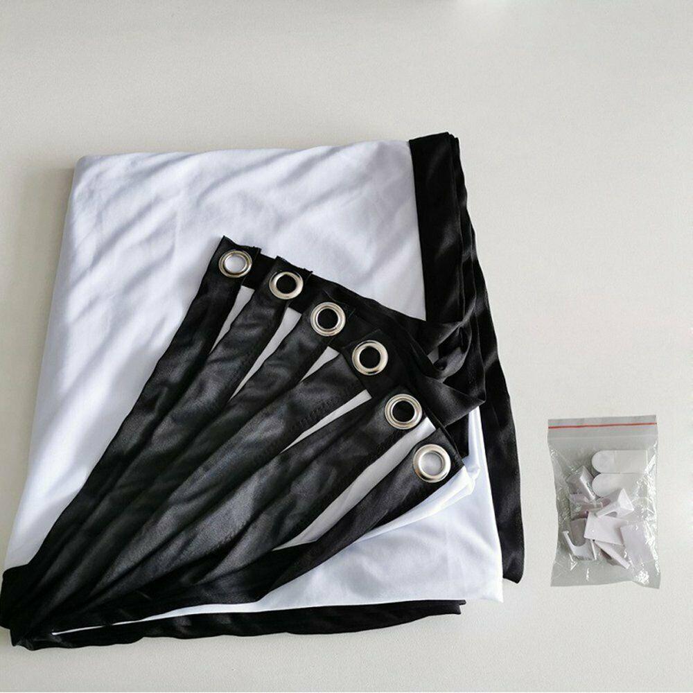 Портативный складной экран проектора HD домашний кинотеатр открытый кемпинг 3D фильм