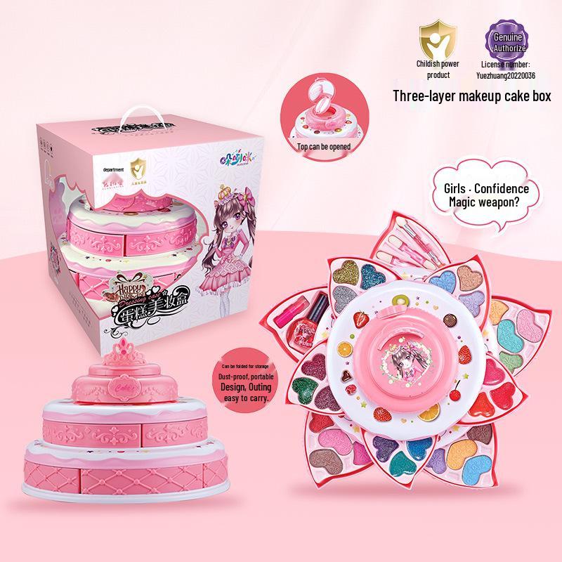 Набор детской косметики «Принцесса» для девочек: Набор для ролевых игр с помадой и лаком для ногтей