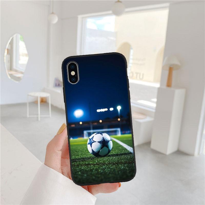 BF58 Мягкий чехол для телефона в виде футбольного мяча для Xiaomi Poco C40 C50 C51 C55 C65 C71 C75 F3 F5 F6 F7 M2 M3 Pro Ultra