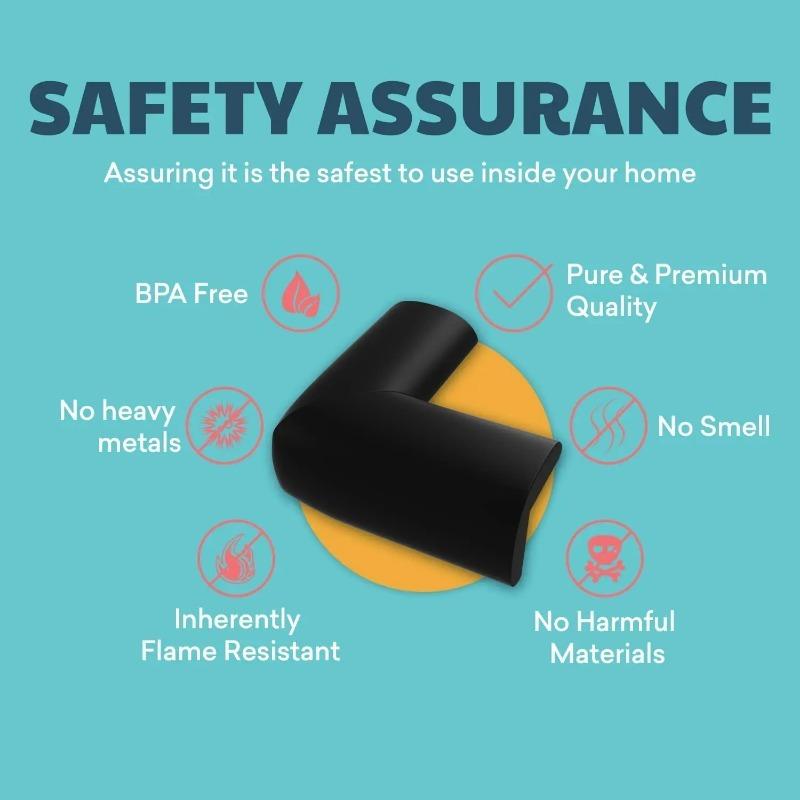 4 шт. мягких детских защитных уголков с предварительно проклеенными краями стола для безопасности детей и защиты бампера мебели