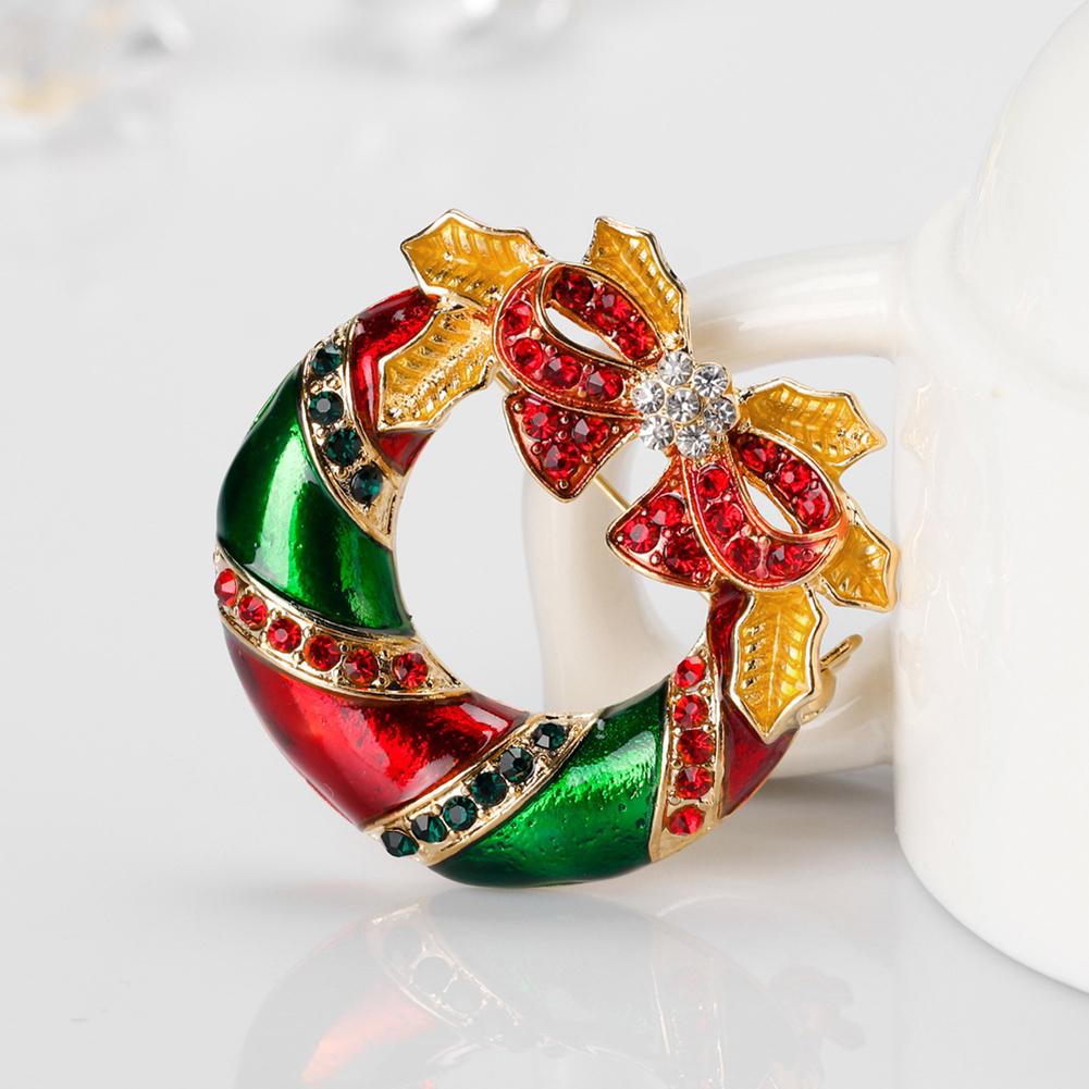 Women Fashion Delicate Christmas Style Brooch Perfect Wear Decoration for